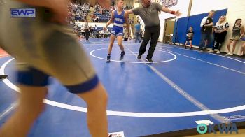 85 lbs Semifinal - Noah Cowgill, Pryor Tigers vs Carter Wallace, Battlefield Wrestling Club