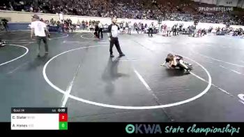 60 lbs Consi Of 4 - Cadence Slater, Mojo Grappling Academy vs Alayna Hanes, Norman Grappling Club