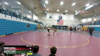 105 lbs Round 3 - Fabien Garcia, Worland Middle School vs Garrett Davis, Powell Middle School