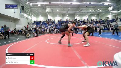 170 lbs Rr Rnd 2 - Jayden Orth, Sperry Wrestling Club vs Aadin Taylor, Broken Bow Youth Wrestling