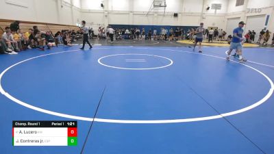 126 lbs Champ. Round 1 - Andrew Lucero, Kaitoa WC vs Jose Contreras Jr., España