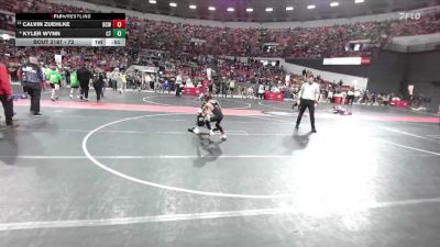 72 lbs Champ. Round 2 - Kyler Wynn, Crass Trained vs Calvin Zuehlke, Bandit Club Wrestling