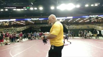 132 lbs Champ. Round 1 - ROBERT BRUCE, Palm Harbor University vs Lucas Barrios, Mater Academy