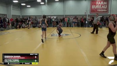 70-72 lbs Round 3 - Peyton Tusing, Hornet Wrestling Club vs Emerson Rangel, Powerhouse Wrestling Academy