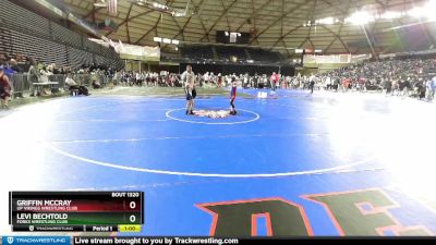 53 lbs Cons. Round 2 - Levi Bechtold, Forks Wrestling Club vs Griffin McCray, UP Vikings Wrestling Club