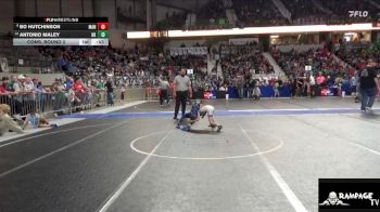 61 lbs Cons. Round 2 - Bo Hutchinson, Manhattan vs Antonio Maley, Hutchinson Kids