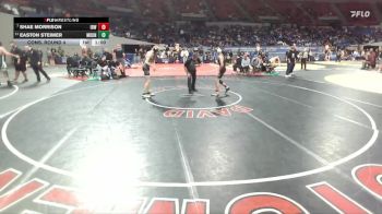 6A Boys 113 lbs Cons. Round 4 - Easton Steimer, Mountainside Boys vs Shae Morrison, Ida B. Wells Boys