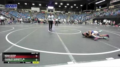 55 lbs Champ. Round 2 - Marquis Barnett Jr., Thunderbird Wrestling Club vs Noah Estes, Greater Heights