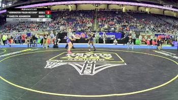 Girls-120 lbs Cons. Round 2 - Kaelyn Adamson, South Haven Hs Girls vs Kerrington Fields-McCurdy, Stevenson Hs Girls