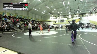128 lbs Champ. Round 2 - Danial Erfani, Steele Canyon vs Ivan Rivers, Vallhalla