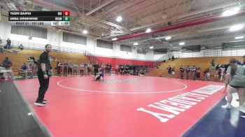 107 lbs 2nd Place - Yashi Bajpai, Bedford vs Anna Drinkwine, Winnisquam