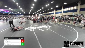 70 lbs Semifinal - Timothy Platt, Dominate WC vs Ethan Martinez, Outlaws WC