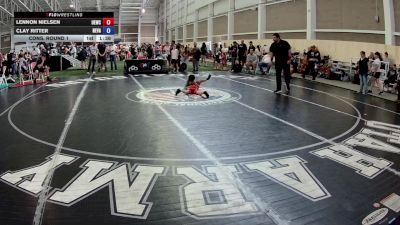 49-53 lbs Cons. Round 1 - Lennon Nielsen, Utah Eagles Wrestling Club vs Clay Ritter, Nevada