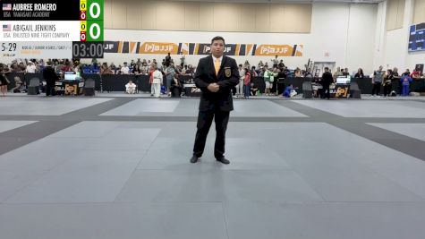 Aubree Romero vs Abigail Jenkins 2026 PBJJF Pan American Jiu-Jitsu Championships