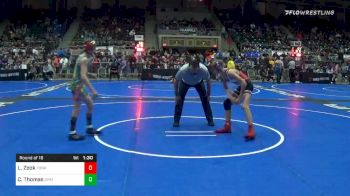 100 lbs Prelims - Luke Zook, Yorkville WC vs Carson Thomas, Spatola Wrestling