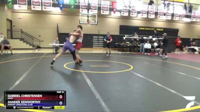 220 lbs 3rd Place Match - Gabriel Christensen, Iowa vs Xander Kenworthy, Ankeny Wrestling Club