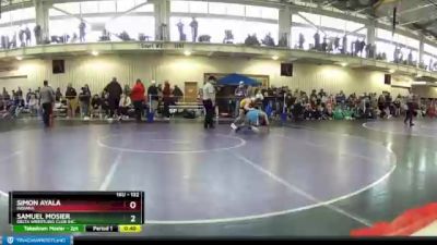 132 lbs Cons. Round 5 - Samuel Mosier, Delta Wrestling Club Inc. vs Simon Ayala, Indiana