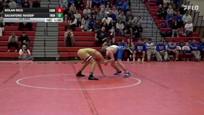 133 lbs Semifinal - Nolan Rice, Connellsville vs Salvatore Nassif, Franklin Regional
