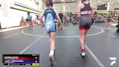 70 lbs Round 4 (6 Team) - Athena Eaton, Fierce & Scrappy vs Carey Wesolowski, Lady Reapers