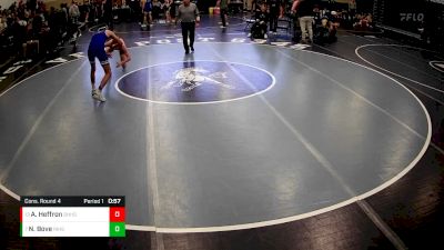 121 lbs Cons. Round 4 - Aaron Heffron, Sharon Hs vs Nico Bove, Ringgold Hs