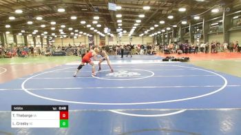 145 lbs Consi Of 16 #1 - Trey Thebarge, VA vs Lukas Crosby, SC