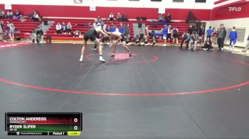 165 lbs Champ. Round 1 - Colton Anderegg, Charles City vs Ryder Slifer, AP-GC