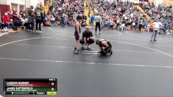 Round 1 - Landon Barnes, Summerville Takedown Club vs James Satterfield, Palmetto State Wrestling Acade