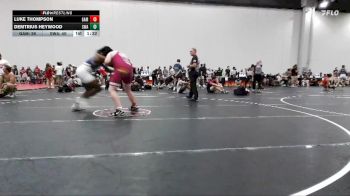 215 lbs Round 3 (4 Team) - Luke Thompson, Ga Misfits vs Demtrius Heywood, Slate Wrestling Academy