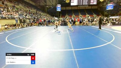 124 lbs Quarters - Franky Groom-Frey, WI vs Ariella Dobin, IL