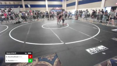 120 lbs Consi Of 64 #1 - Gregory Gyumushyan, World Team TC vs Diego Acosta, Methods WC