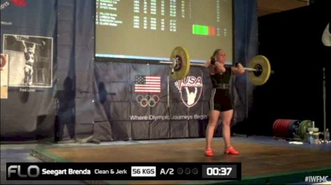 Brenda Seegart (W35,48Kgs) CJ 2 56 kgs