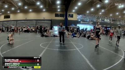 130 lbs Round 5 (8 Team) - Emmitt Henley, VA Team Predator vs Blake Pellar, Junior Terps Xtreme