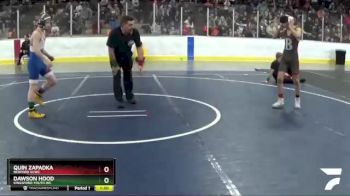 95 lbs 1st Place Match - Quin Zapadka, Bedford GLWC vs Dawson Hood, Kingsford Youth WC