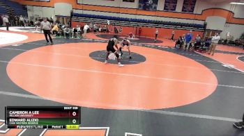 125 lbs Cons. Round 4 - Cameron A Lee, Millikin University vs Edward Alizio, Case Western Reserve