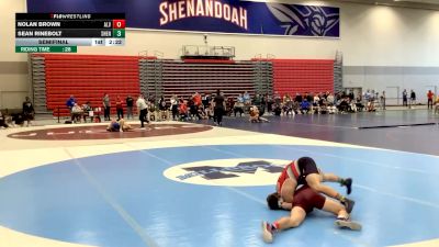 141 lbs Semifinal - Nolan Brown, Alvernia University vs Sean Rinebolt, Shenandoah University