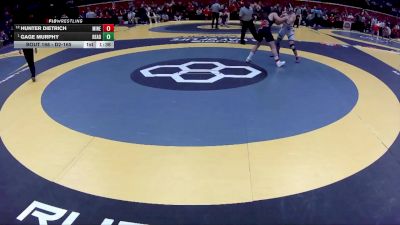 D2-165 lbs Semifinal - Gage Murphy, Reading vs Hunter Dietrich, Minerva