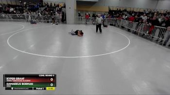 93 lbs Cons. Round 3 - DaMarkus Borman, Iowa vs Kyper Graaf, Sebolt Wrestling Academy