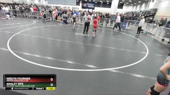 68-75 lbs Quarterfinal - Kinsley Rife, Palmyra Youth Wrestling Club vs Adelyn Fournier, Ringers Wrestling Club