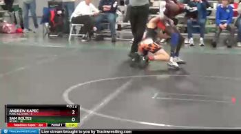 92 lbs Round 1 (6 Team) - Sam Boltes, NCWAY vs Andrew Kapec, MJWL All Stars