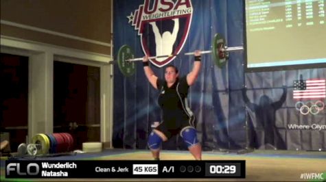 Wunderlich Natasha (W35, 75+kgs) Snatch 45 kgs
