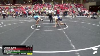 100 lbs Quarterfinal - Zachary Donalson, Honey Badger vs Lincoln Burns, TEAM NORTH STARS