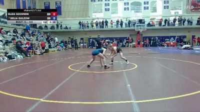 131 lbs Cons. Round 3 - Delia Gulzow, Eastern Oregon University vs Eliza Goodwin, Southern Oregon University