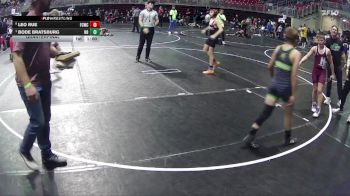 105 lbs Quarterfinal - Bode Bratsburg, Nebraska Boyz vs Leo Rue, Falls City Wrestling Club