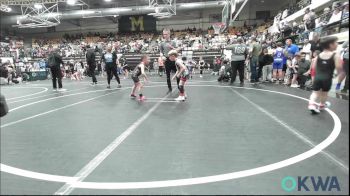 52 lbs Round Of 16 - Jackson Kreamer, Lone Grove Takedown Club vs Maxim Langford, ARDMORE TAKEDOWN CLUB