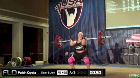 Crysta Parkin (W35, 75kgs) CJ 70 kgs