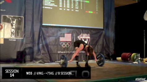 Lauren Friske (W35,69kgs) Snatch 1 61 kgs