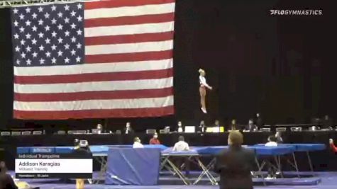 Addison Karagias - Individual Trampoline, Midwest Training - 2021 USA Gymnastics Championships