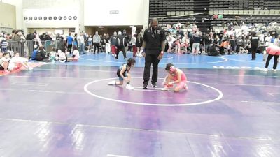 55 kg Rr Rnd 1 - Flo Soloman, Bayside Baddies - Girls vs Lyanna Diaz, Cordoba Trained (Tidal Force Girls)