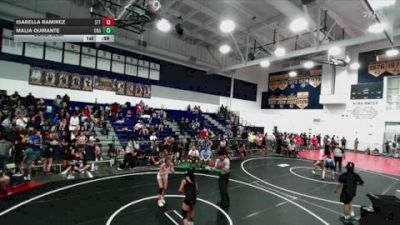 105 lbs Cons. Semi - Malia Quirante, Unattached vs Isabella Ramirez, SF Tigers