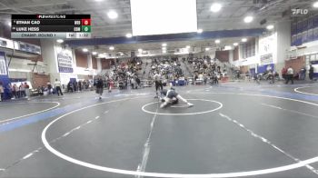150 lbs Champ. Round 1 - Luke Hess, Corona Del Mar vs Ethan Cao, Webb